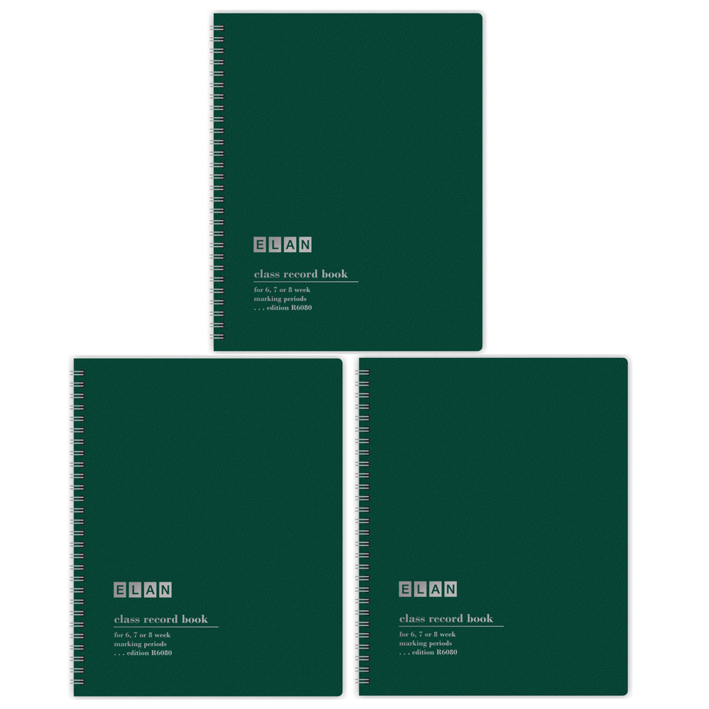 (3 Ea) Class Record Book 6-8 Wk 36 Names