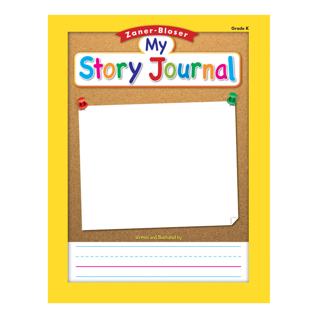 Zaner Bloser Story Journal Gr K 3-4in Ruling