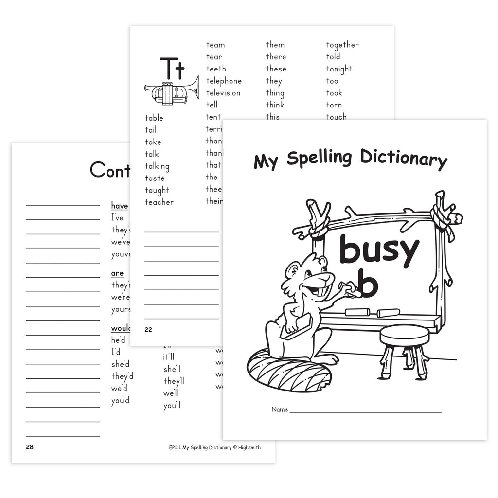 My Spelling Dictionary