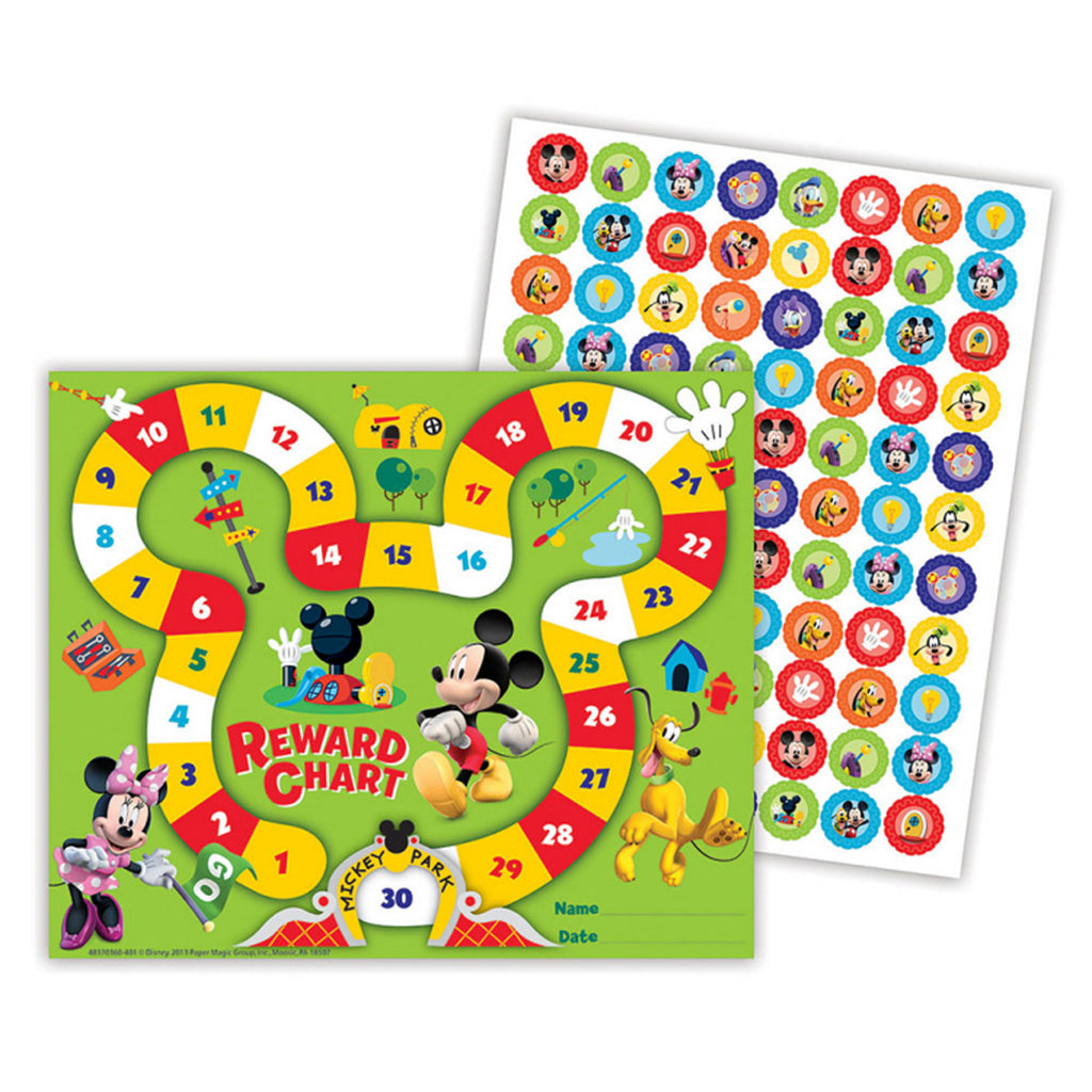 Mickey Mouse Clubhouse Mickey Park Mini Reward Chart Plus Stickers