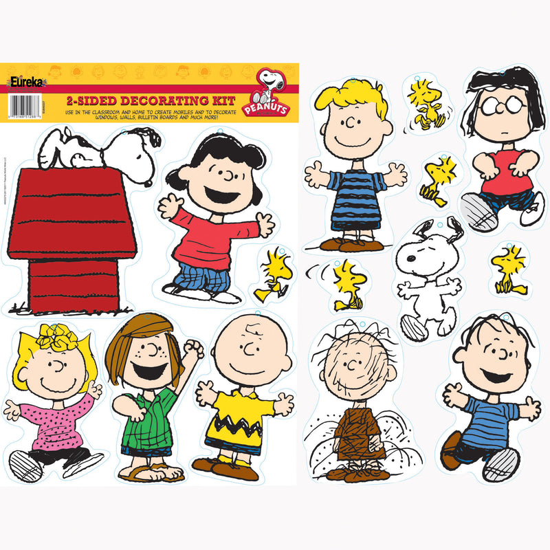 Peanuts Classic Characters 2 Sided Deco Kit