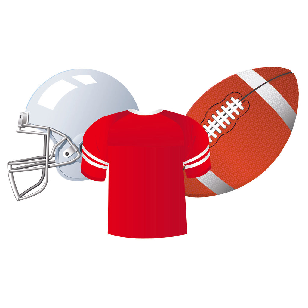 Football Assorted Cut Outs