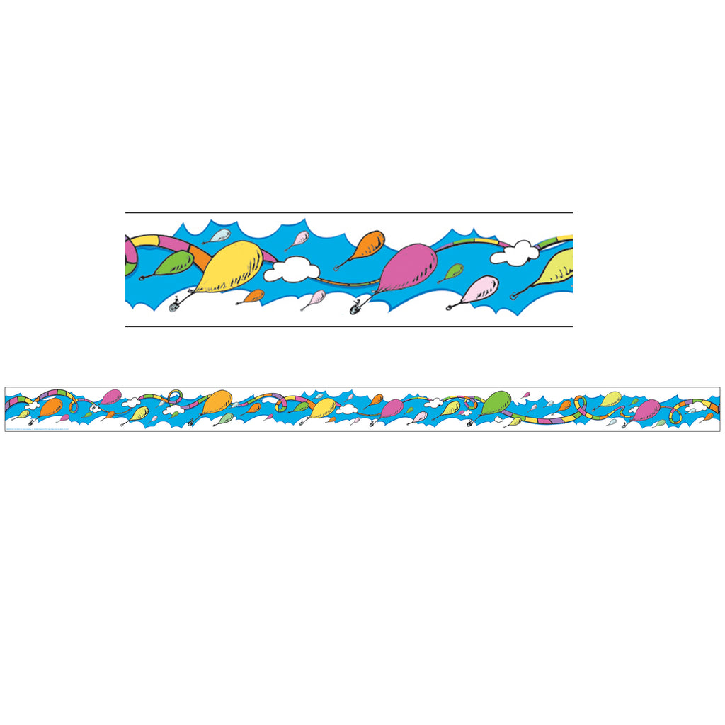 Dr Seuss Oh The Places Balloons Deco Trim