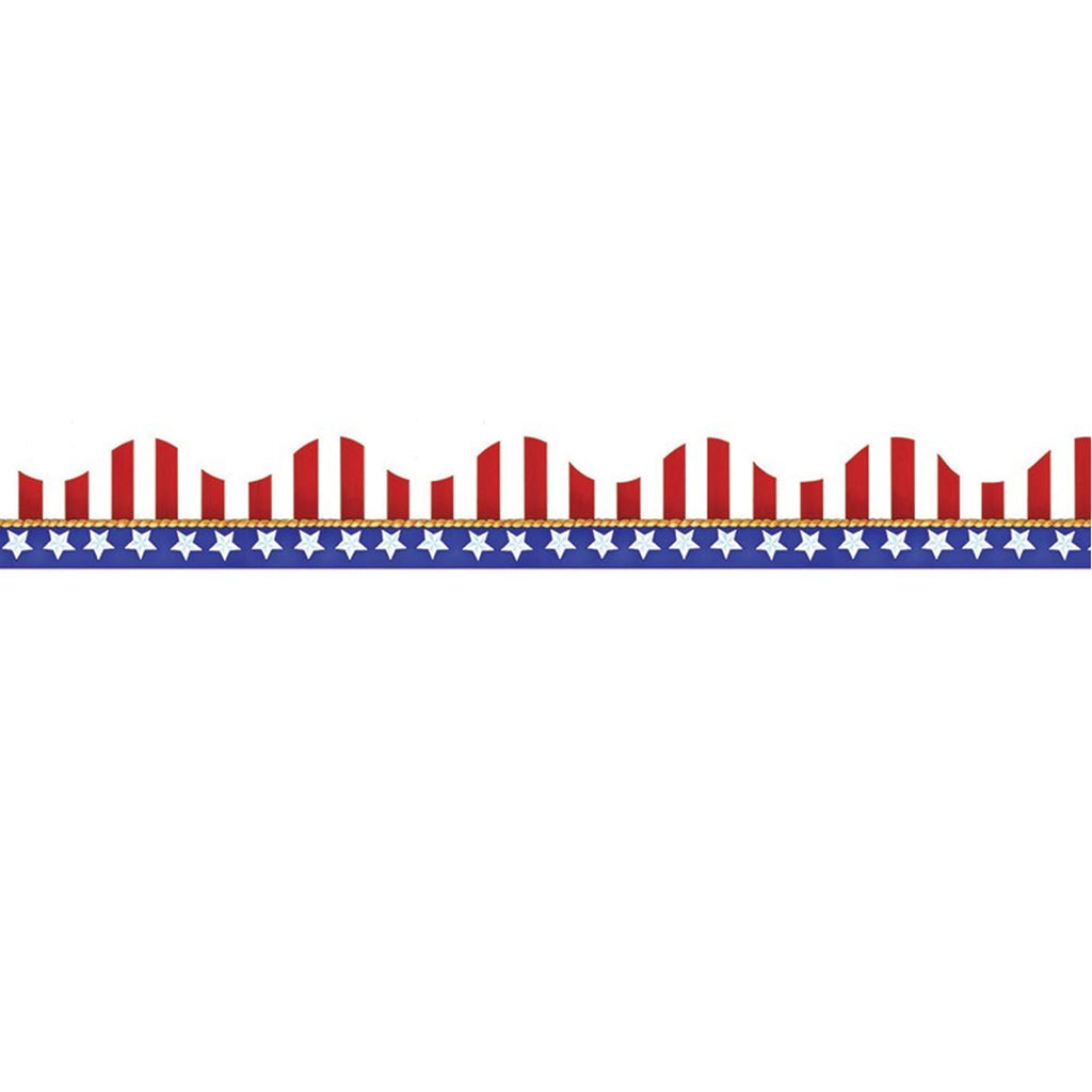 American Flags-electoral Scalloped Deco Trim