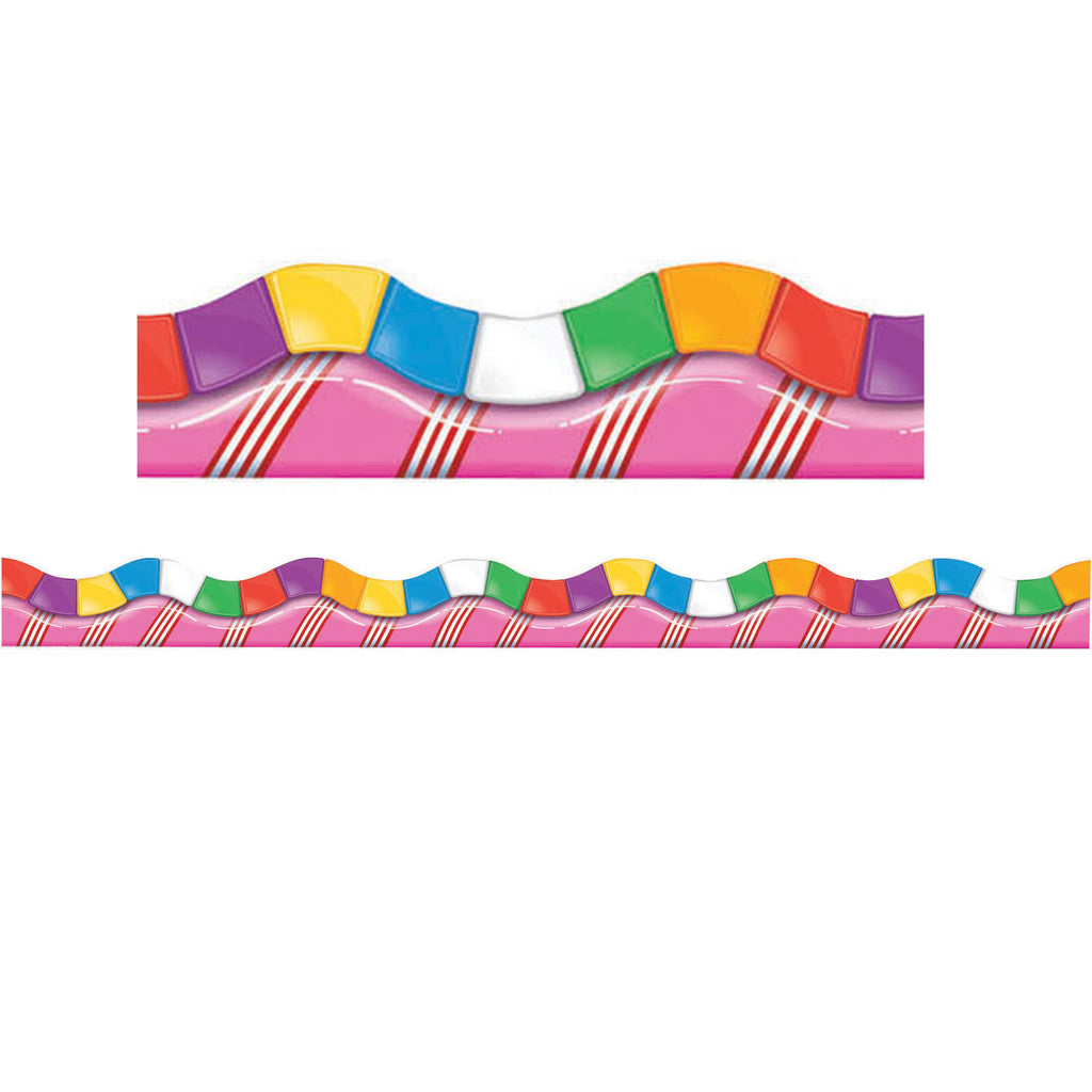 Candy Land Dimensional Look Extra Wide Die Cut Deco Trim