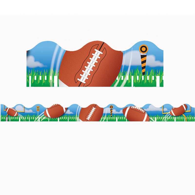 (6 Pk) Football Deco Trim
