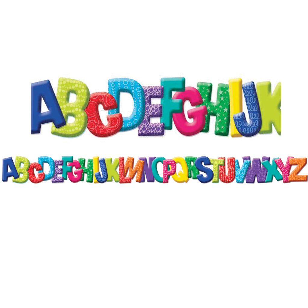 Color My World Abc Diecut Deco Trim