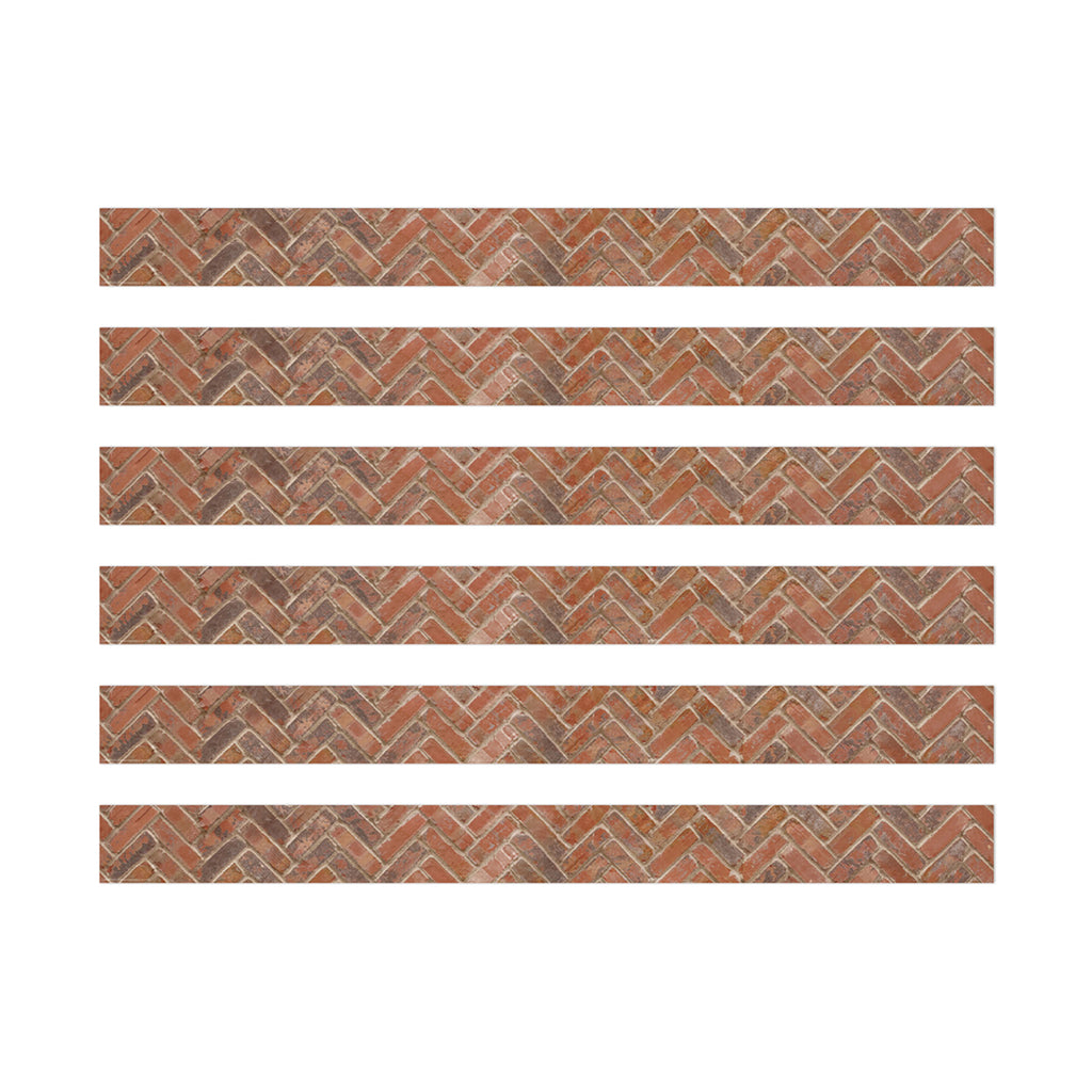 Curiosity Garden Brick Extra Wide Deco Trim®, 37 Feet Per Pack, 6 Packs
