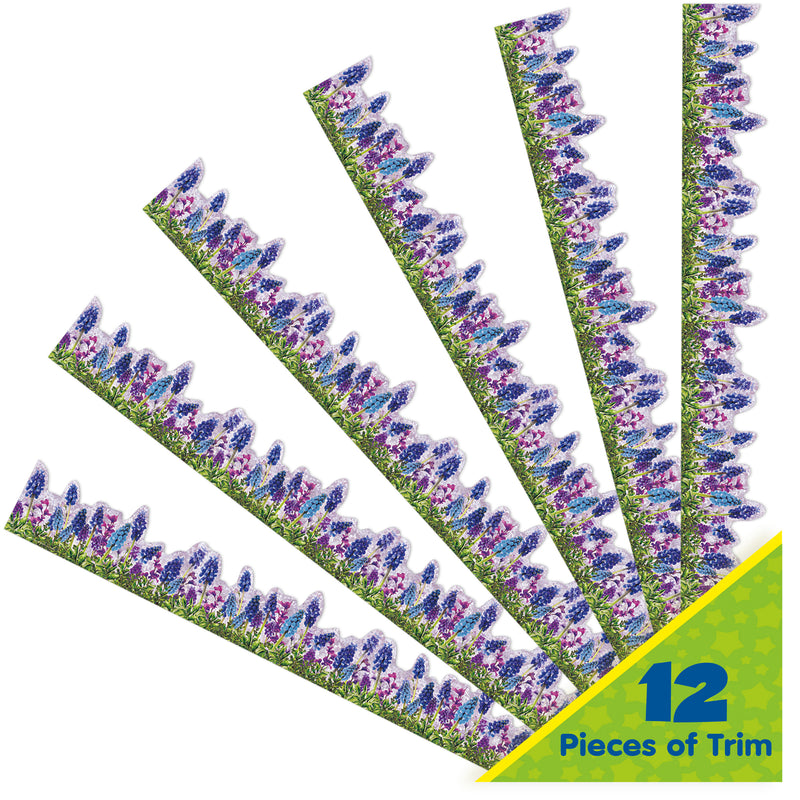 Curiosity Garden Die-Cut Floral Extra Wide Deco Trim®, 37 Feet