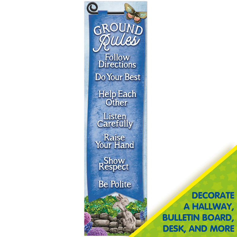Curiosity Garden - Ground Rules Vertical Banner