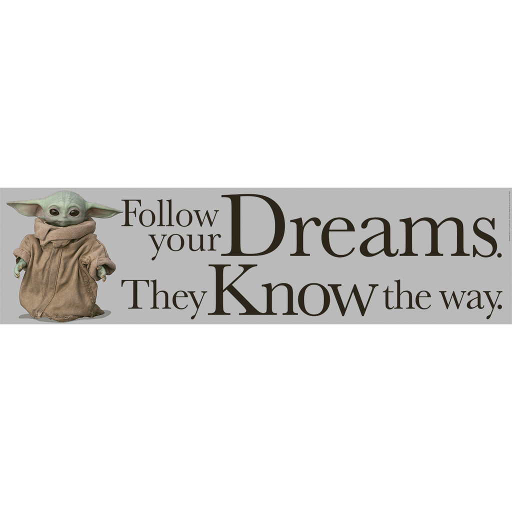 Mandalorian Follow Dreams Banner