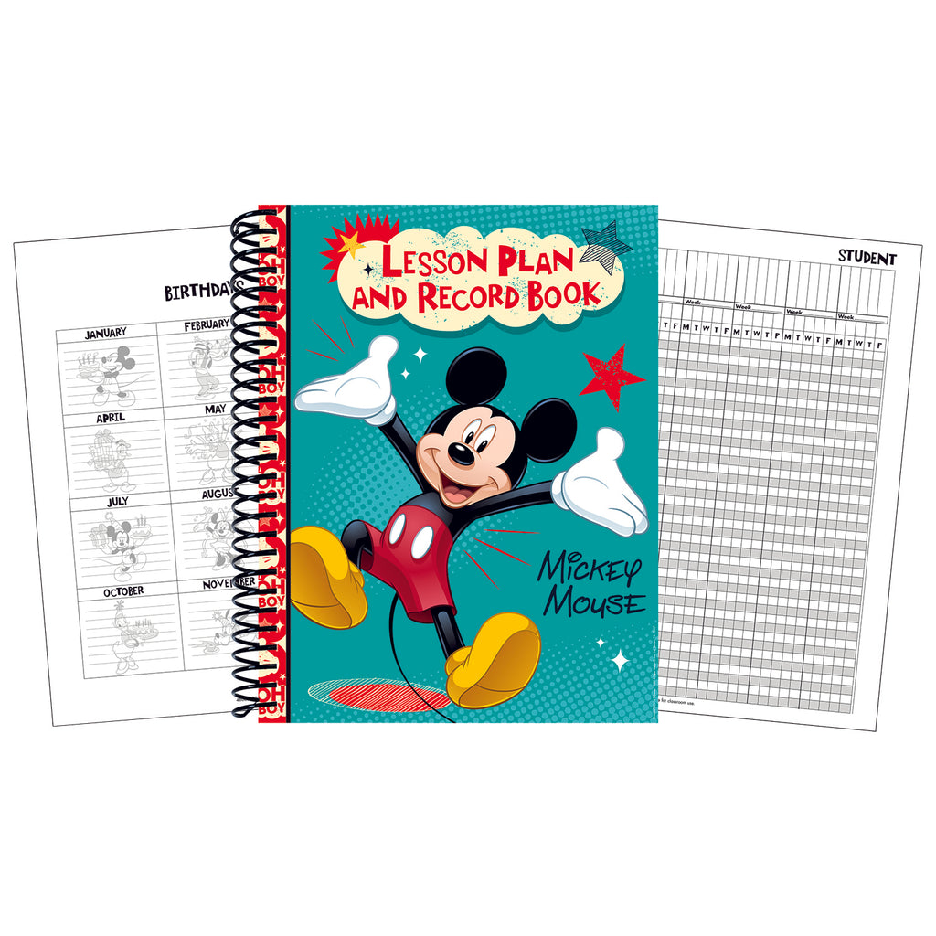 (2 Ea) Mickey Lesson Plan & Record Book