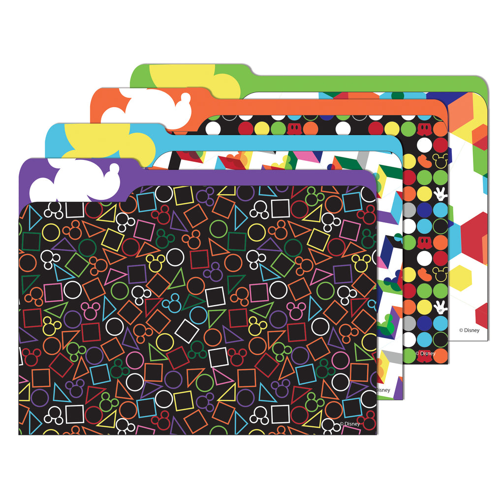 Geo Mickey File Folders