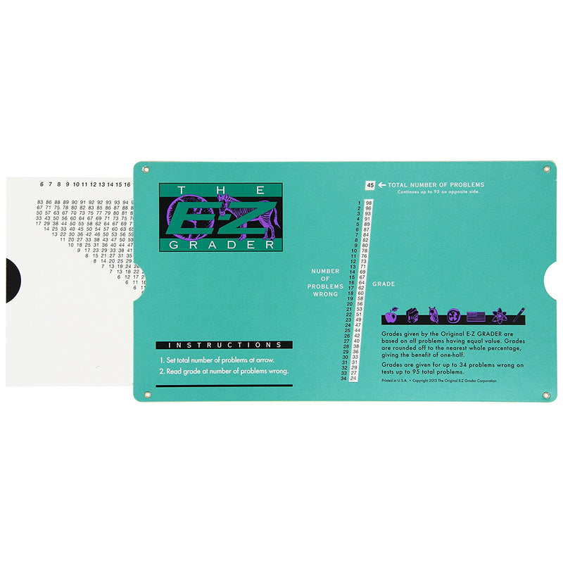 E-z Grader Rectangle Shaped Score Up To 95 Questions