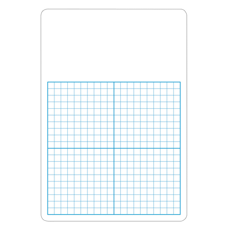 Single 1-2in Graph Dry Erase Board 11 X 16