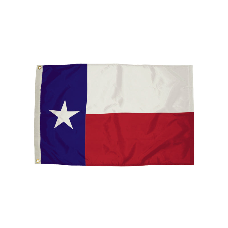 3x5 Nylon Texas Flag Heading & Grommets