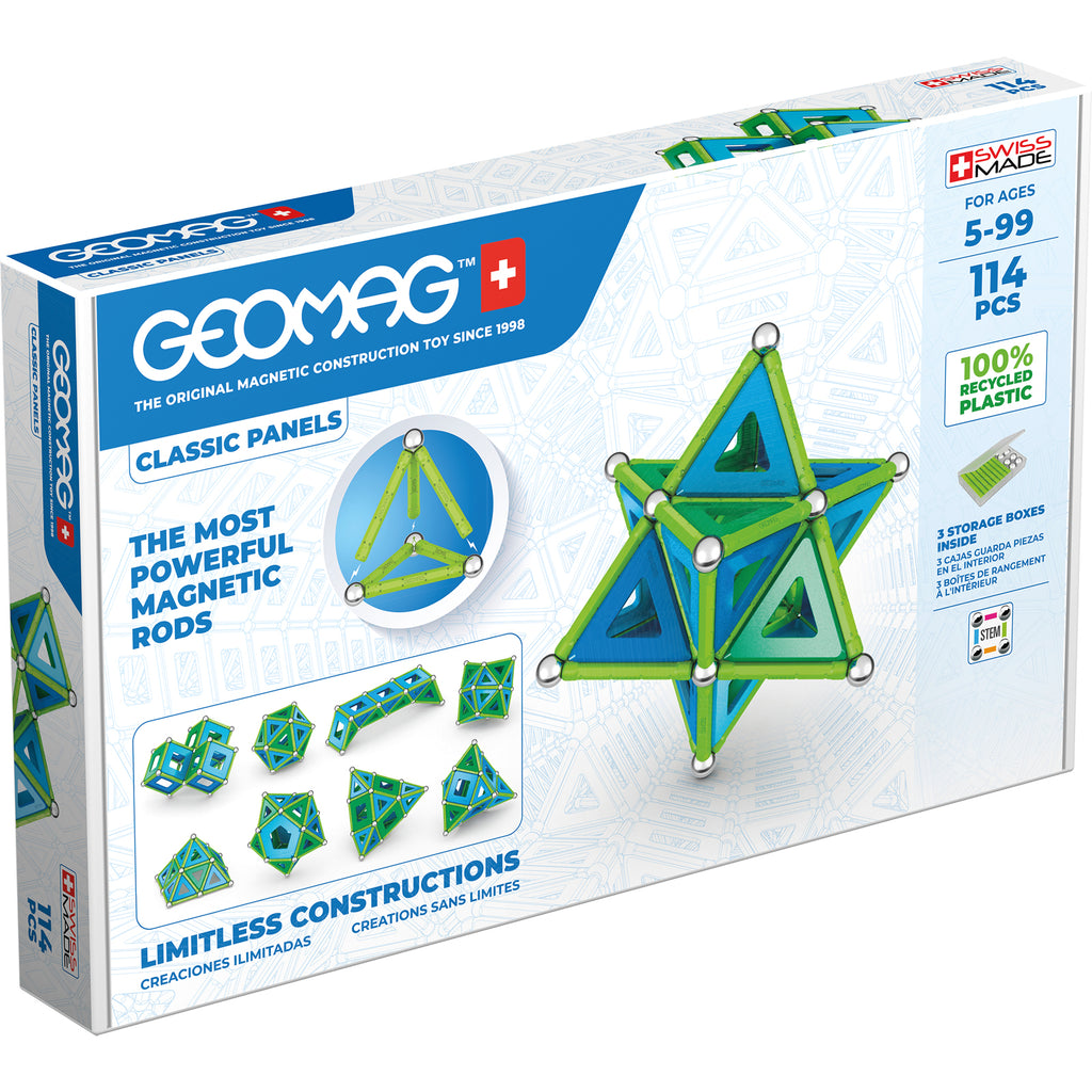 Geomag Green Line Panels 114 Pieces