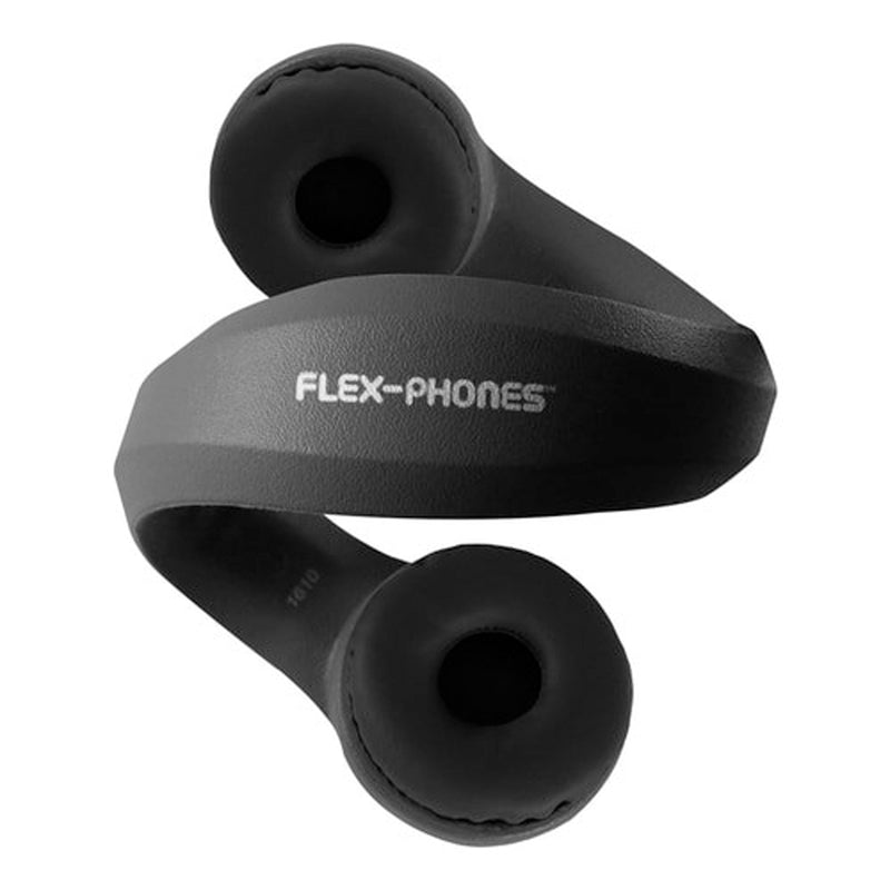 Flex-phones Indestructible Blk Foam Headphones