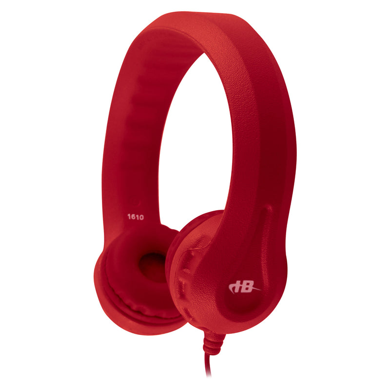 Flex-phones Indestructible Red Foam Headphones