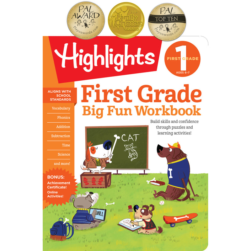 Big Fun Workbooks First Grade Highlights
