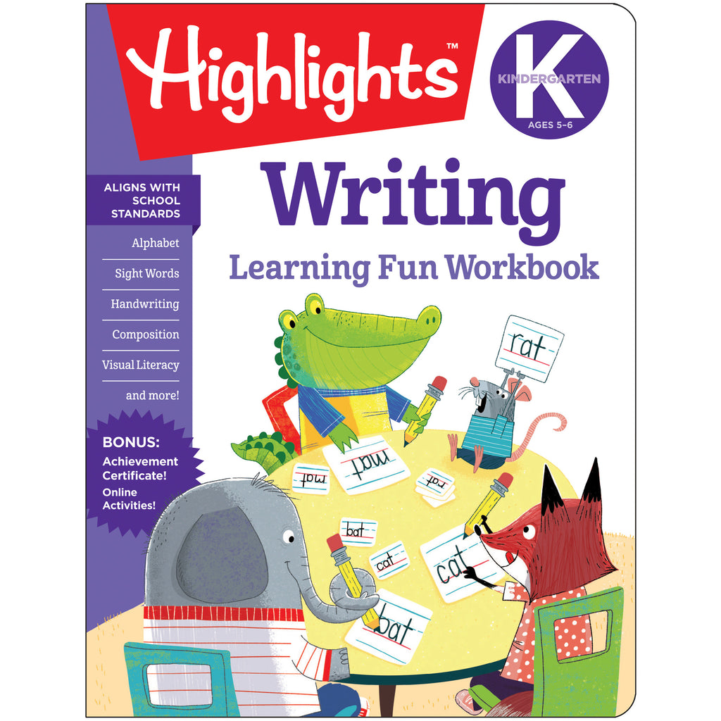 Learning Fun Workbooks Writing Highlights