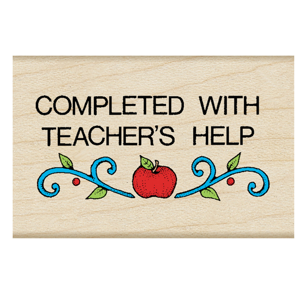 Completed With Teacher's Help