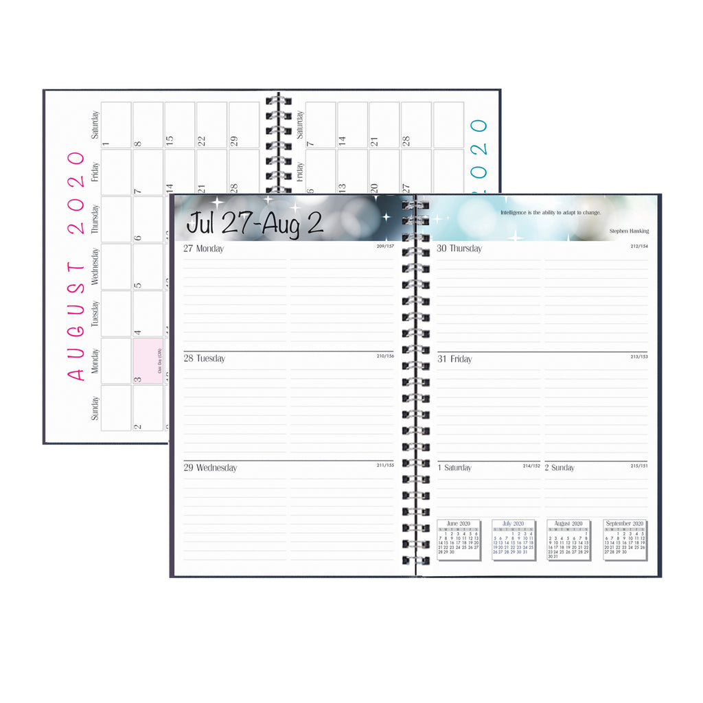 Academic Weekly Assignment Book Blk