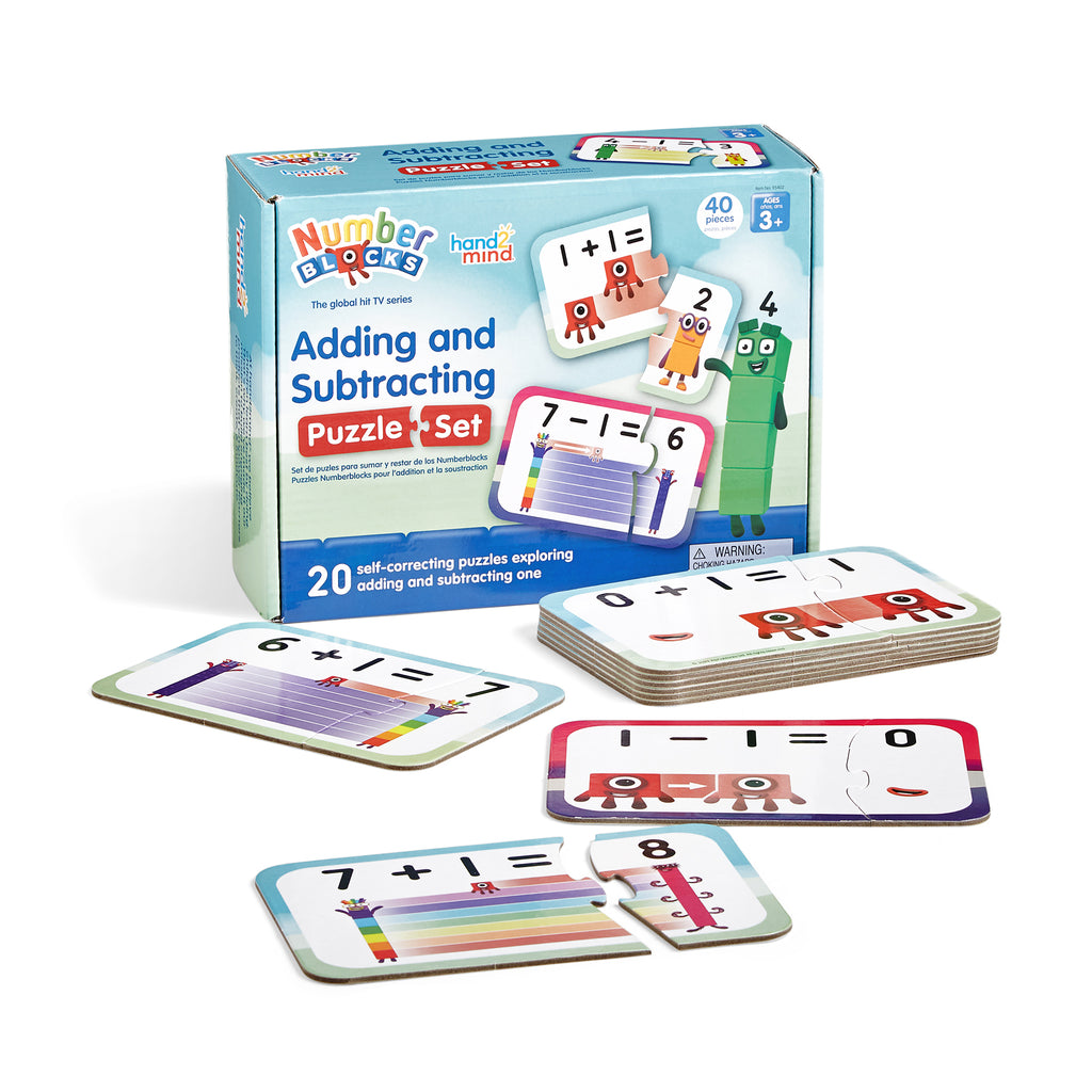 Numberblocks Adding and Subtracting Puzzle Set
