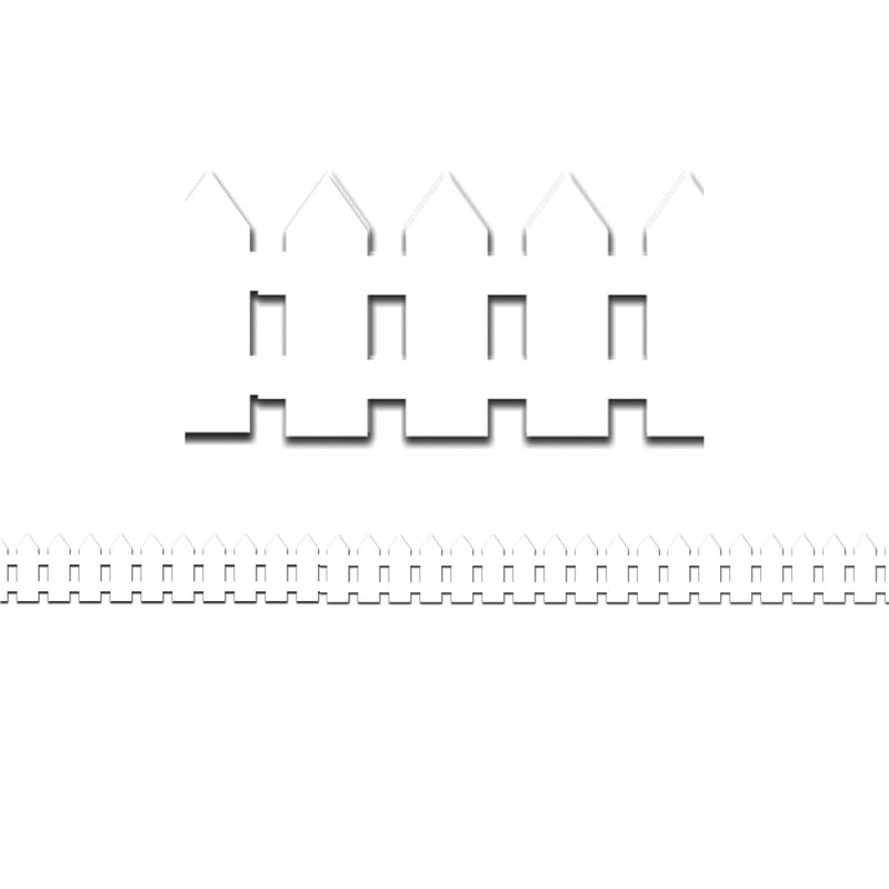 (6 Pk) White Fence Mighty Brights Border