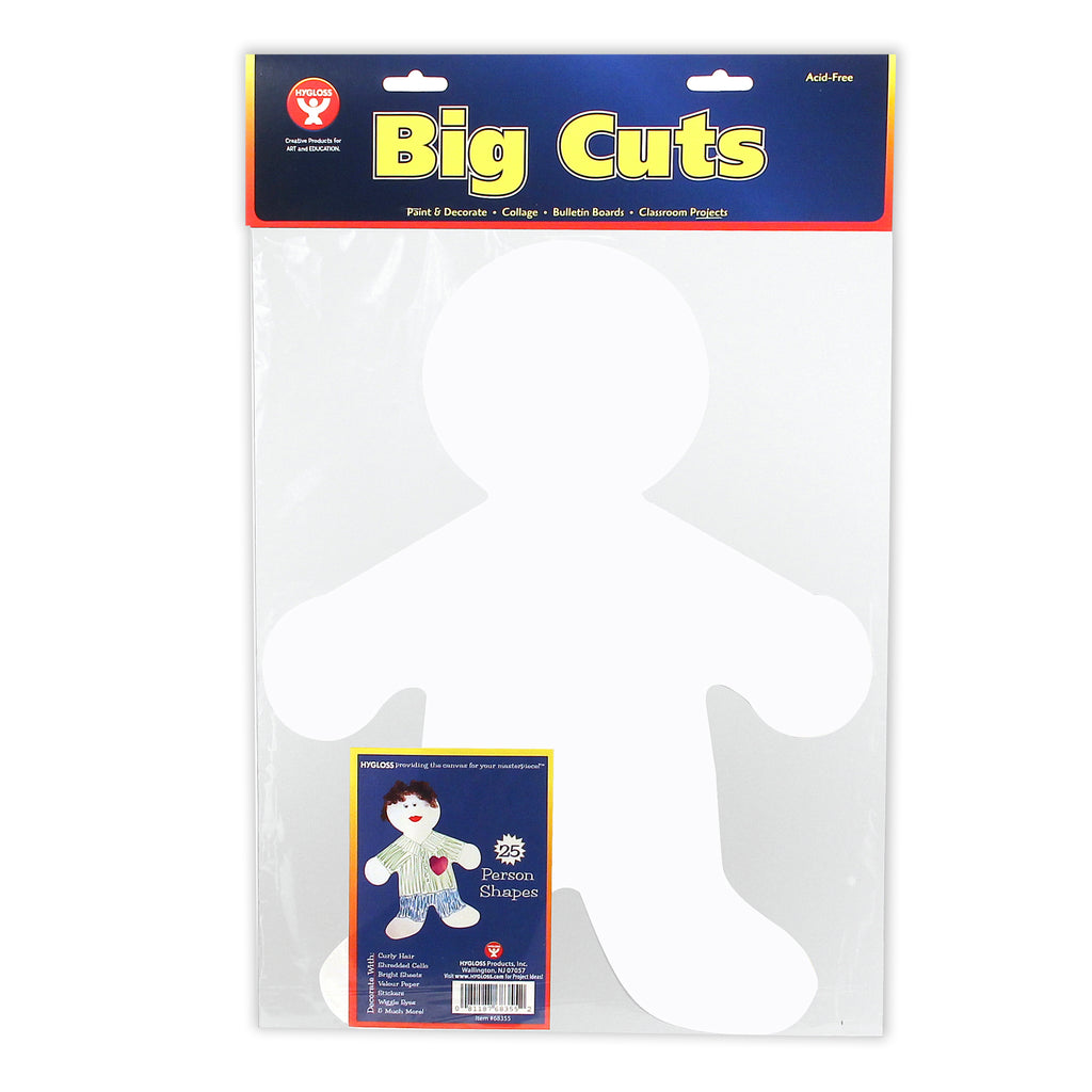 Big Cut-outs 16in Me Kid White