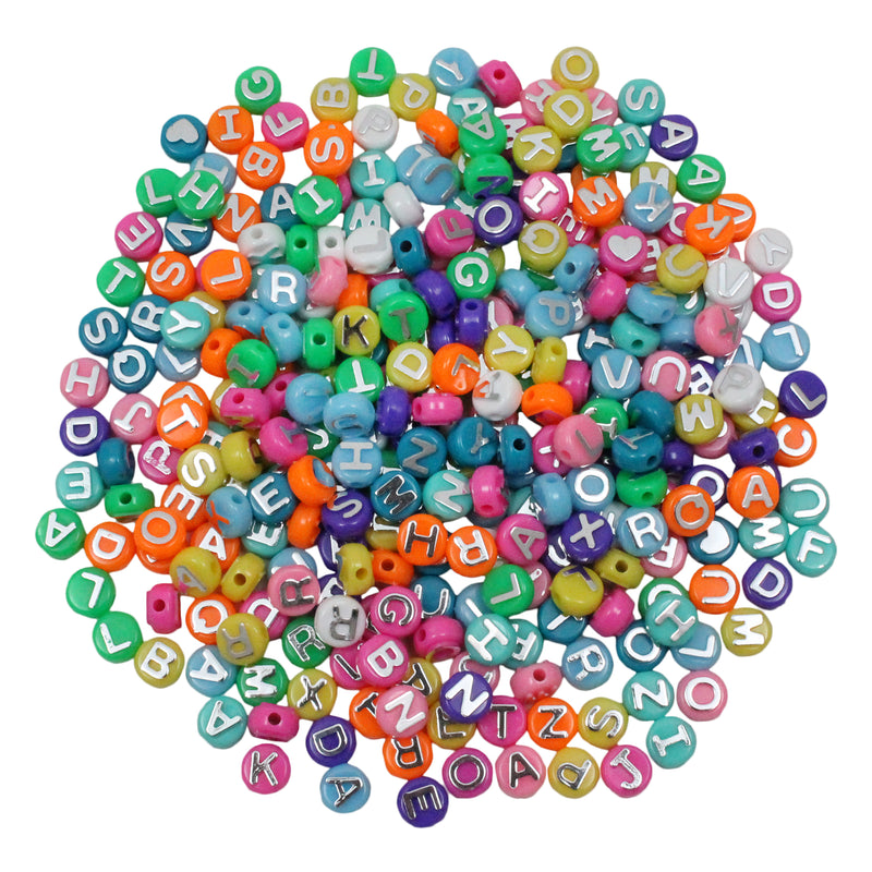 (3 Pk) Abc Beads 80 Per Pk