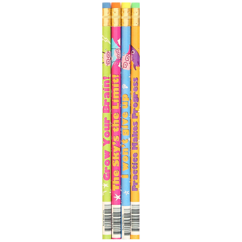 Growth Mindset Pencil Assort 12pk