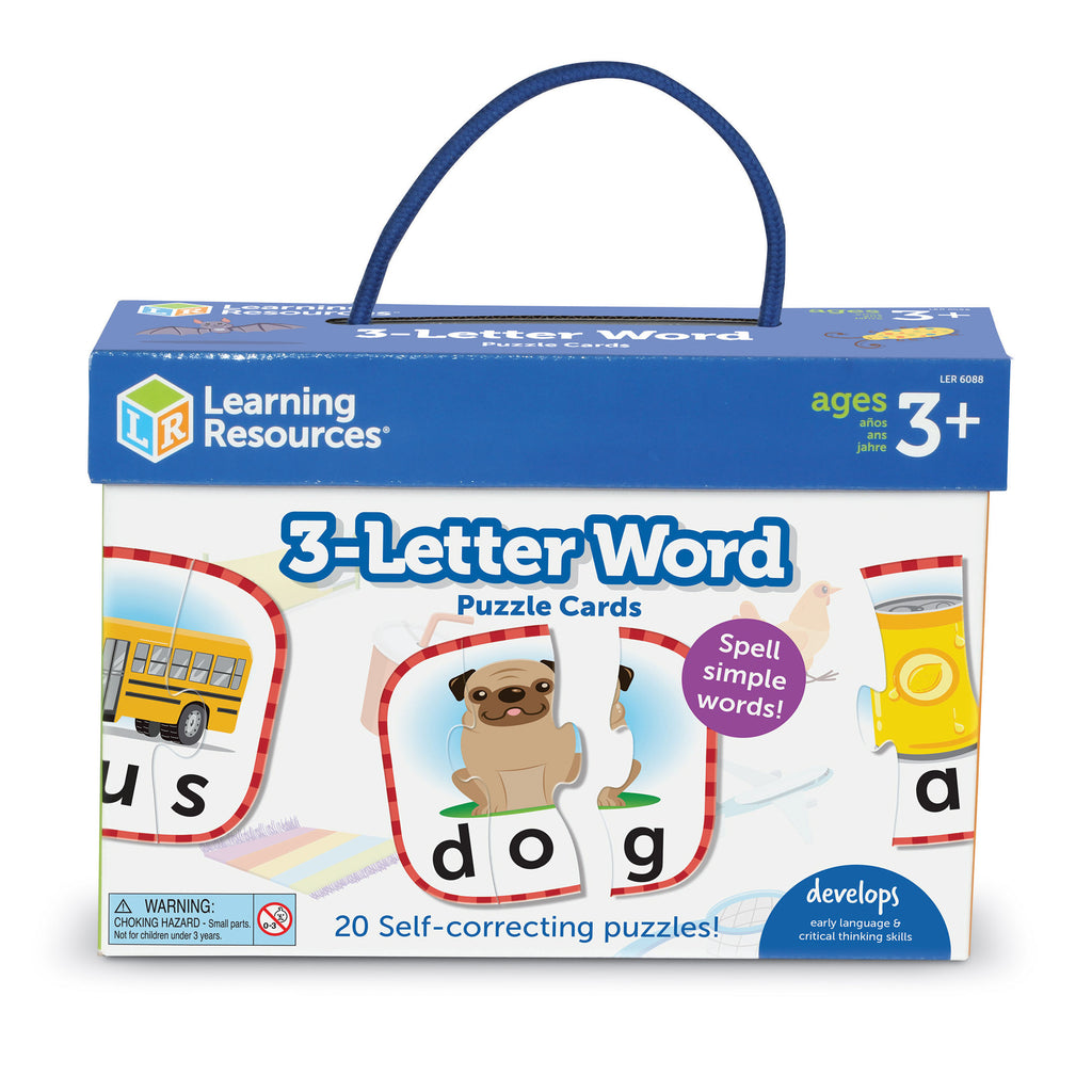 3-letter Word Puzzle Cards