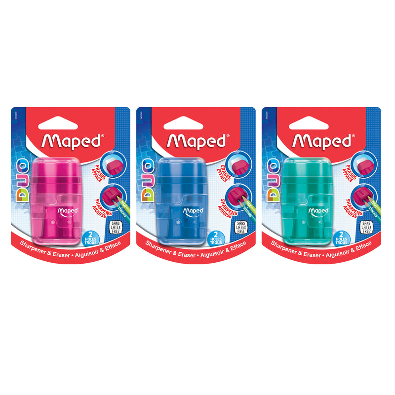 Connect Duo 2 Hole Sharpener Eraser