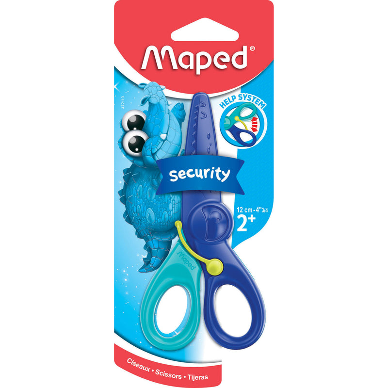 Spring Assisted Safety Scissors Plastic Kidicut