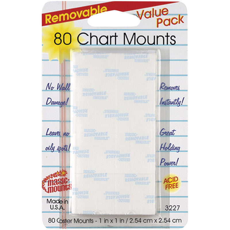 Wall Mounting Tabs 80 Chart Tabs 1 X 1