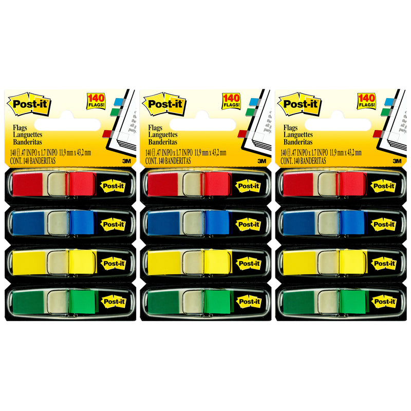 (3 Pk) Post-it Sml Size Flags 4pk