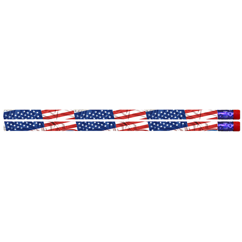 Flags & Fireworks Pencil Pack Of 12