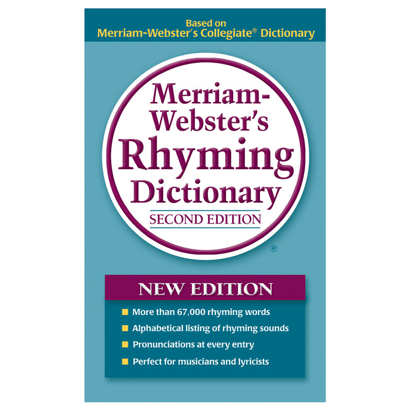 Merriam Webster Rhyming Dictionary Paperback