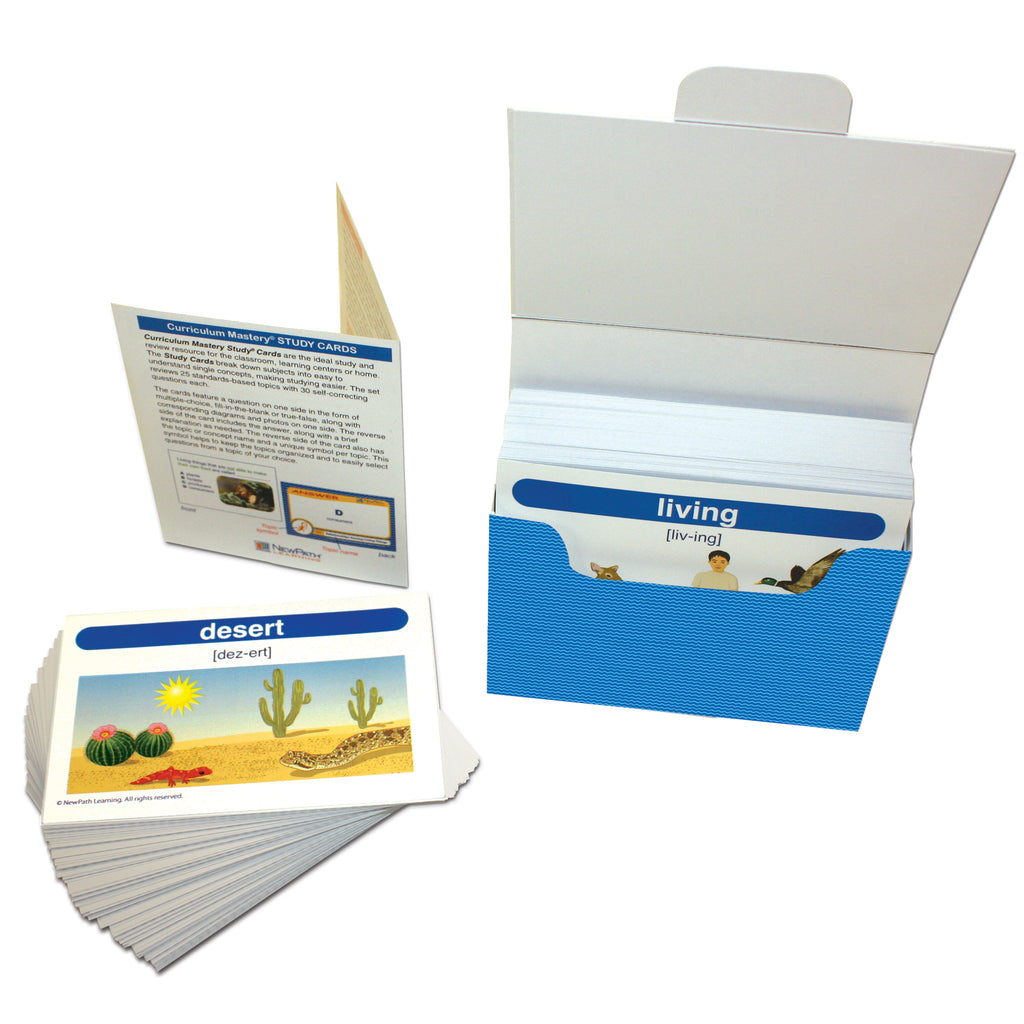 Gr 1-2 Science Vocabulary Builder Flash Card Set