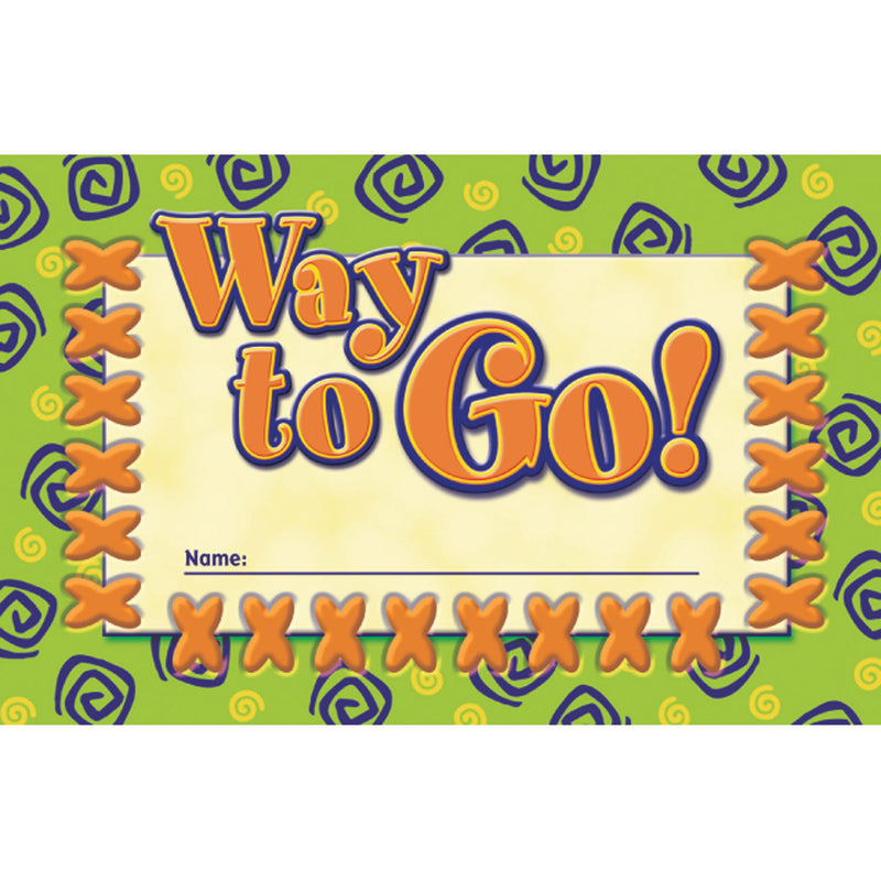 Incentive Punch Cards Way To Go 36-pk