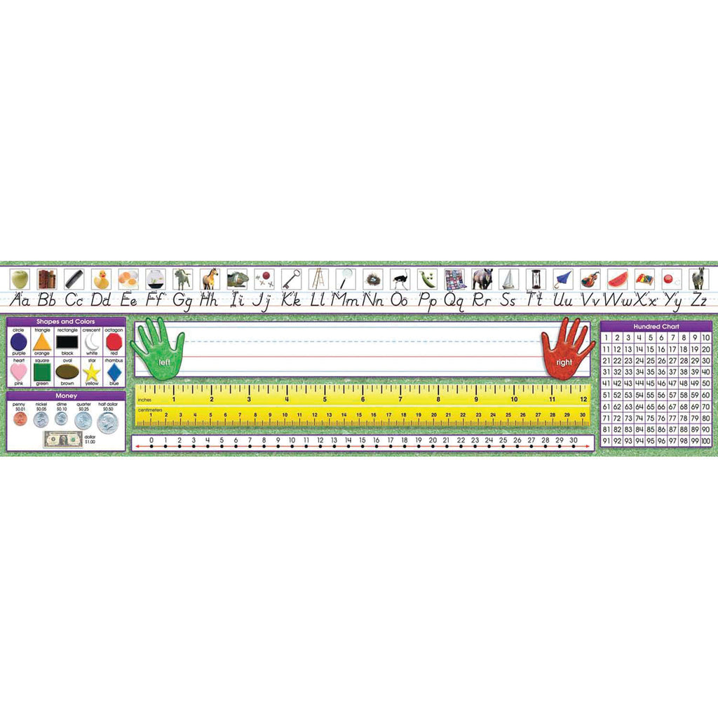 Desk Plate Primary Modern Manuscript