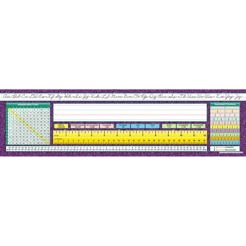 Desk Plate Intermediate Traditional Cursive