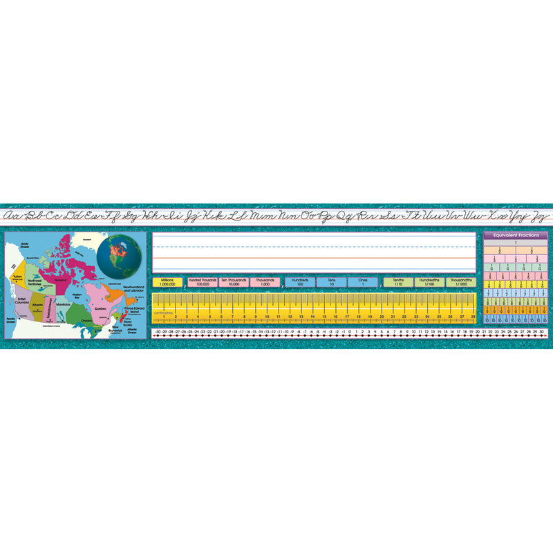 (3 Pk) Traditional Cursive Canadian Desk Plates