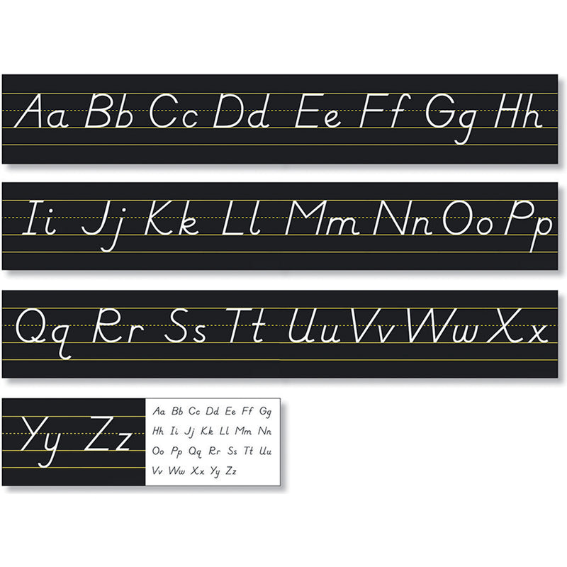 Modern Manuscript Alphabt Line Blck