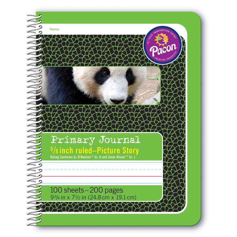 Primary Journal 5-8in Ruled Picture Story Spiral Bound