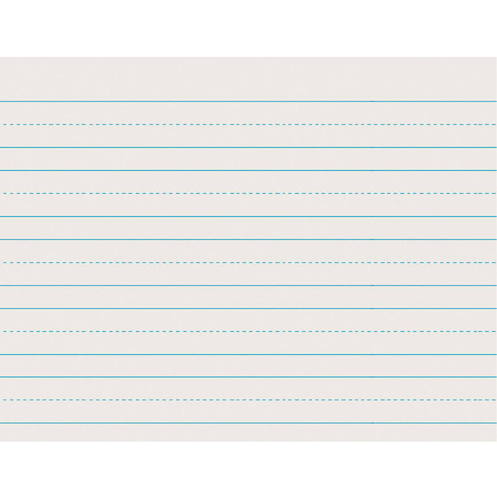 (5 Rm) White Ruled Newsprint Skip-a-line 1x1-2x1-2