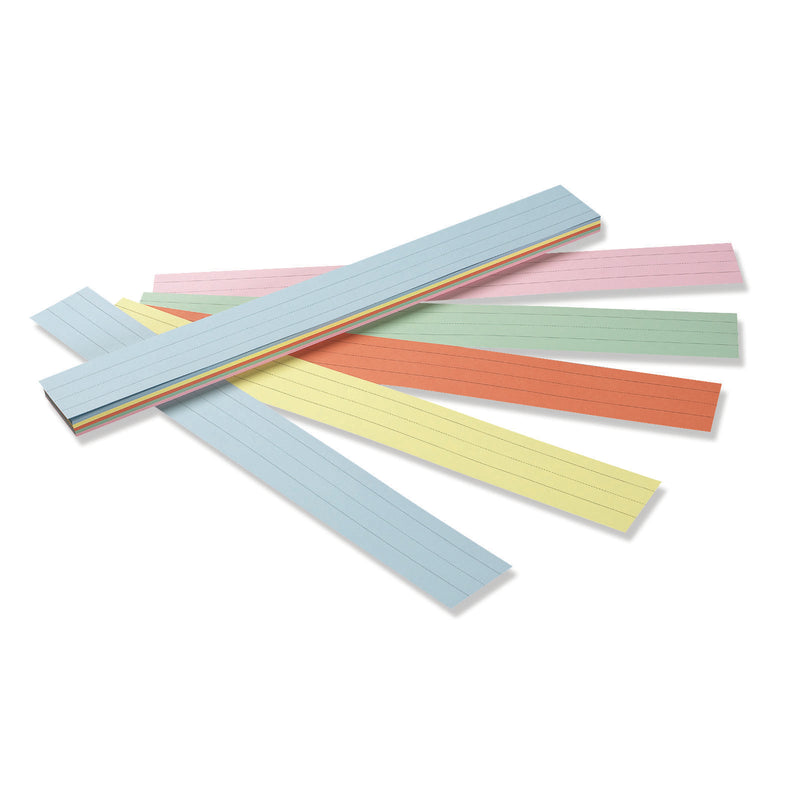 Sentence Strips 100-pk Asst Colors Tagboard