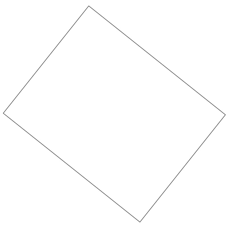 White Coated Poster Board 25 Sheets 22 X 28 14pt