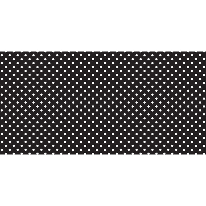 Fadeless 48x50 Classic Dots Black And White Design Roll